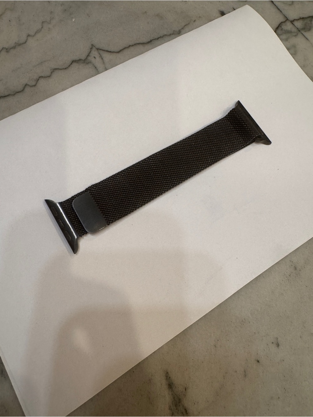 Apple Milanese Loop Watch Band in Slate 42mm
